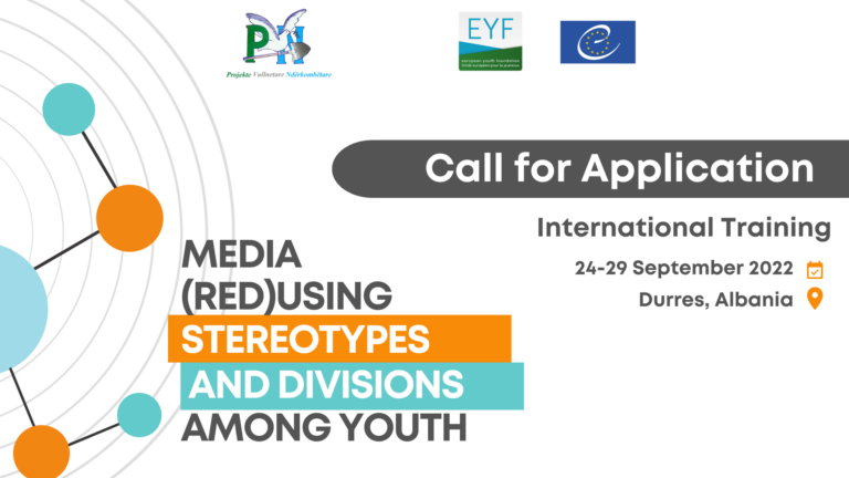 Call for Applications: International Training “Media (red)using stereotypes and divisions among youth”