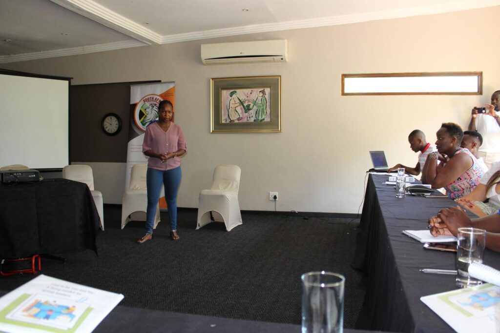 Photo taken during the training in Pretoria