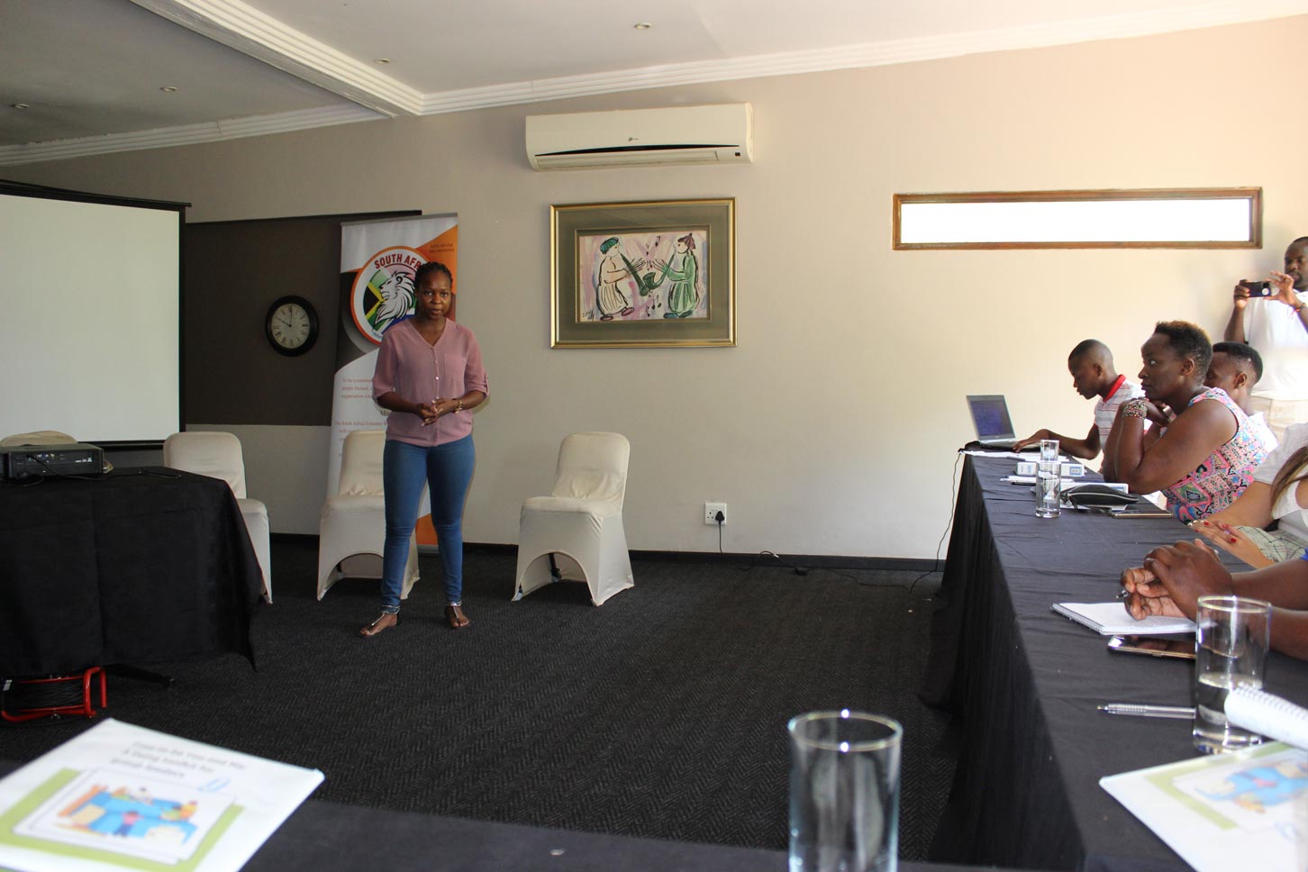 Photo taken during the training in Pretoria