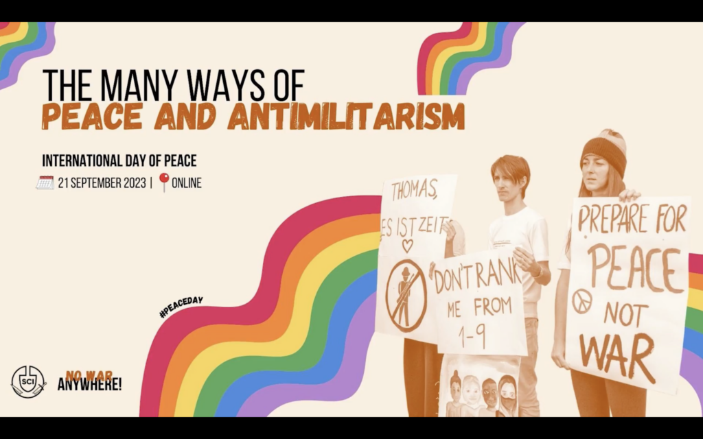 rainbow draw and event details written