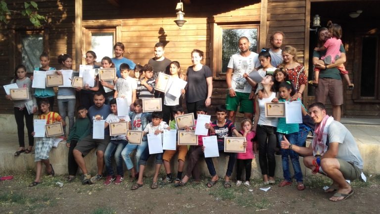 Workcamp in Kurdistan with refugees