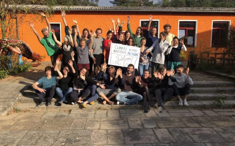 Marija and Diellina about the climate change in Kagel, Germany