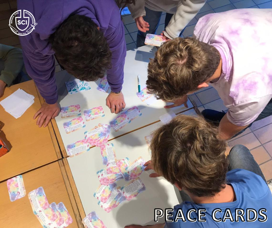 Peace Cards group activity