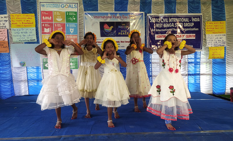 Children dancing