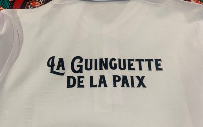 Shared solidarity meal at Guinguette de la Paix