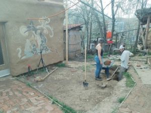 Bozevce residents working